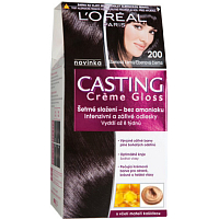 L'Oréal Casting Crème Gloss barva na vlasy ebenová černá 200