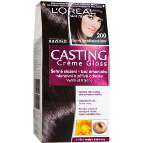 L'Oréal Casting Crème Gloss barva na vlasy ebenová černá 200