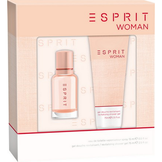 Esprit Woman toaletní voda 15 ml + sprchový gel 75 ml, dárková sada