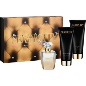 Sex and The City Sex and The City parfémovaná voda pro ženy 100 ml + sprchový gel 200 ml + tělové mléko 200 ml, dárková sada