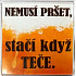 Nekupto Veselé magnetky Nemusí pršet, stačí když teče 6 x 6 cm