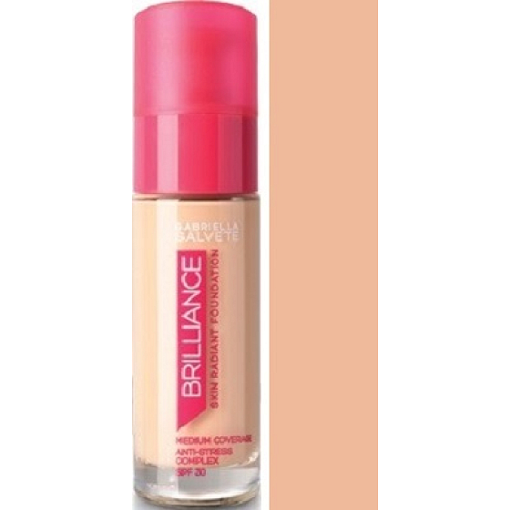 Gabriella Salvete Brilliance Foundation make-up 101 Ivory 30 ml