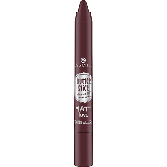 Essence Butter Stick Matt Love barva na rty 05 Berry Gold 2,2 g