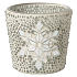 Yankee Candle Twinkling Snowflake svícen na votivní svíčku 8 x 8 cm