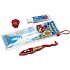 Angry Birds Měkký kartáček na zuby s krytkou + zubní pasta 24 g + pouzdro, pro děti cestovní sada
