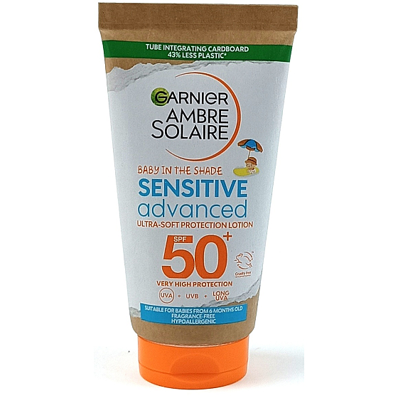 Garnier Ambre Solaire Baby Sensitive Advanced SPF50 opalovací krém pro děti 50 ml