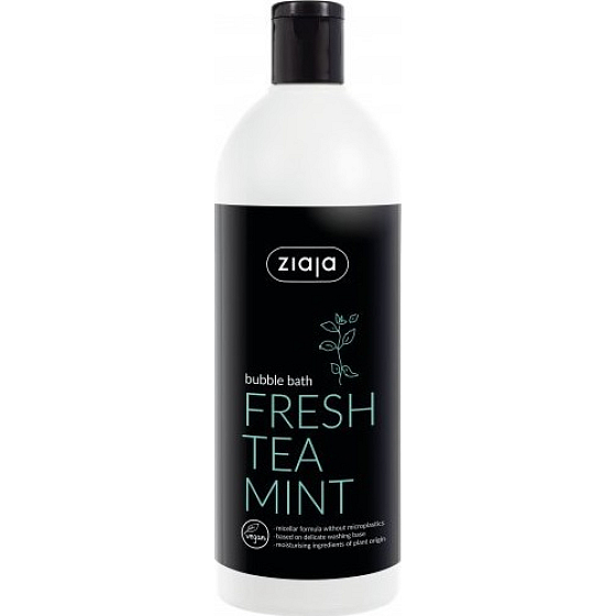 Ziaja Fresh Tea Mint - Svěží mátový čaj bublinková pěna do koupele 500 ml