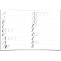 Ditipo Krasopísanky Moderní krasopis Hand Lettering elegantní abeceda k procvičování 32 stran 7235004
