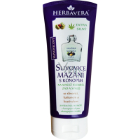 Herbavera Slivovice mazání s konopím, 200 ml