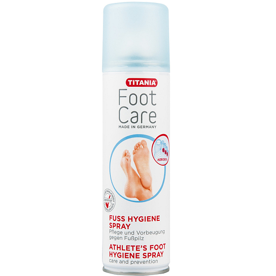 Titania Foot Care hygienický deodorant sprej na nohy 200 ml
