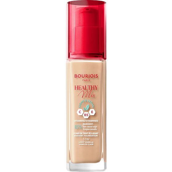 Bourjois Healthy Mix Clean & Vegan make-up 51W Light Vanilla 30 ml