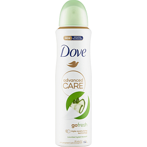 Dove Advanced Care Okurka antiperspirant ve spreji, 150 ml