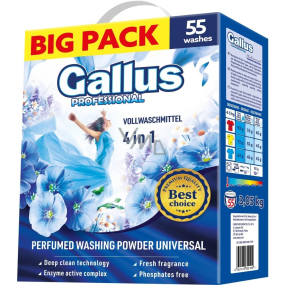 Gallus prací prášek Universal Box, 55 dávek, 3,05 kg