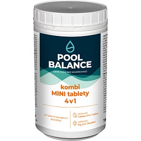 POOL Bazénová chemie Kombi tablety 4v1 mini 1 kg