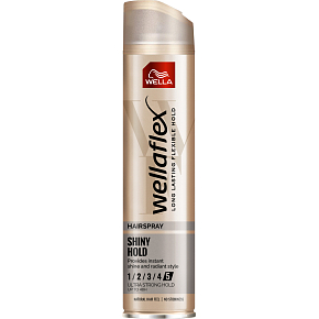 Wellaflex lak na vlasy Shiny Hold (5), 250 ml Wellaflex lak na vlasy Shiny Hold (5), 250 ml