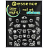 Essence Nail Art Sticker nálepky na nehty 12 Glow In The Night 1 aršík