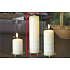 Lima Krajka svíčka creme válec 60 x 220 mm 1 kus