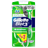Gillette Blue 3 Sense Care 3břitý jednorázový holicí strojek pro muže 6 kusů