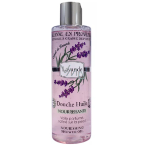 Jeanne en Provence Lavande Levandule výživný sprchový olej 250 ml
