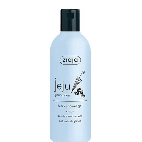 Ziaja Jeju Černé sprchové mýdlo s protizánětlivými a antibakteriálními účinky 300 ml