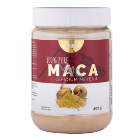 Adiel Maca 100% Pure prášek přispívá k fyzickému a duševnímu zdraví má také pozitivní vliv na plodnost u mužů i žen 400 g