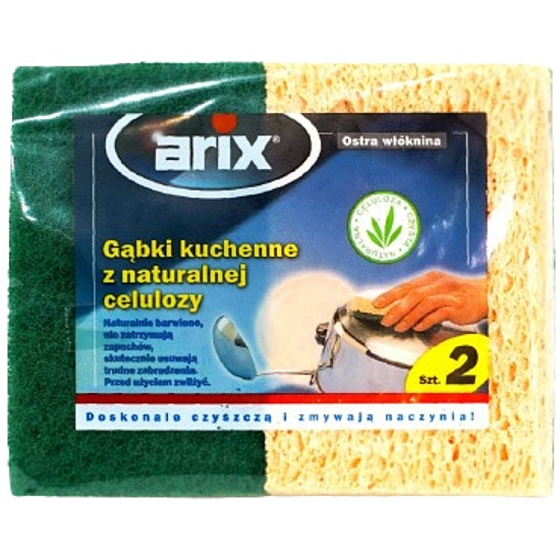 Arix Houba z přírodní celulózy 2 kusy