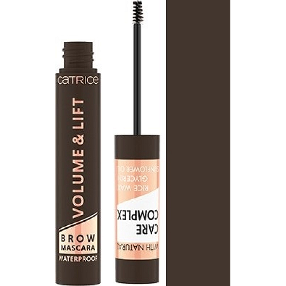 Catrice Volume & Lift Brow Mascara Waterproof řasenka na obočí 040 Dark Brown 5 ml