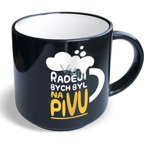 Nekupto Vtipný hrnek Raději bych byl na pivu 300 ml