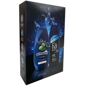 Schauma Men šampon na vlasy 250 ml + Fa Sport 2v1 sprchový gel a šampon 250 ml, kosmetická sada pro muže