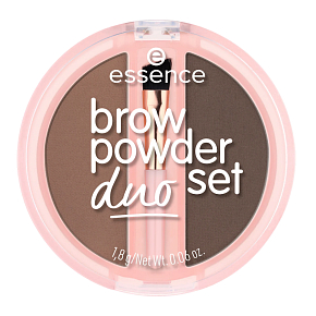 Essence pudr na obočí duo set 02 Medium 1,8 g