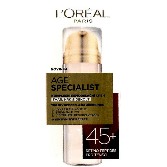 Loreal Paris Age Specialist 45+ komplexní remodelační krém na tvář, krk a dekolt 50 ml