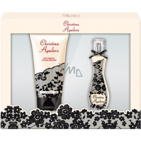 Christina Aguilera Signature parfémovaná voda pro ženy 15 ml + sprchový gel 50 ml, dárková sada 2015
