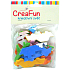 CreaFun Samolepicí dekorace Dopravní prostředky Eva mix barev 50 kusů