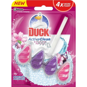 Duck Active Clean Dazzling Petals WC závěsný čistič s vůní 38,6 g
