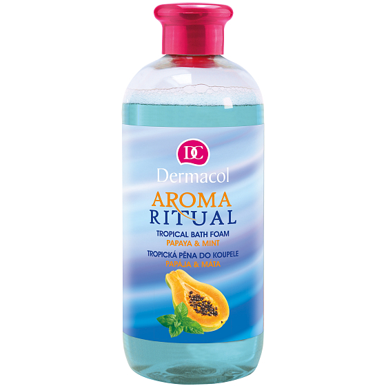Dermacol Aroma Ritual Papája a máta tropická pěna do koupele 500 ml