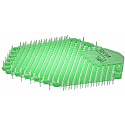 Fre Pro Wave 3D Okurka a meloun vonné sítko do pisoáru zelené 2 kusy