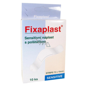 Fixaplast Sensitive Strips textilní průdušná náplast 72 mm x 19 mm 10 kusů