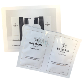 Balmain Paris Couleurs Couture šampon a kondicionér pro barvené a poškozené vlasy 2 x 10 ml, duopack