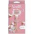 Gillette Venus ComfortGlide Spa Breeze holicí strojek se 3 břity + náhradní hlavice 2 kusy pro ženy