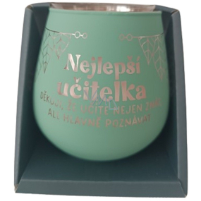 Albi Zrcadlový svícen Nejlepší učitelka 9 cm