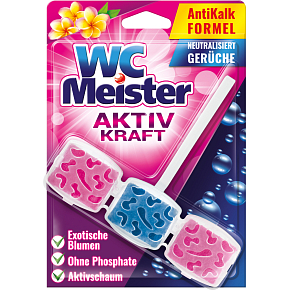 WC Meister Aktiv Kraft exotické květy WC blok, 45 g