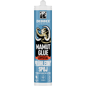 Den Braven Mamut Glue Crystal univerzální montážní lepidlo, transparentní, 290 ml