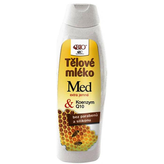 Bione Cosmetics Med a Q10 výživné tělové mléko 500 ml