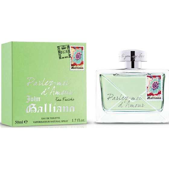 John Galliano Parlez-Moi d Amour Eau Fraiche toaletní voda pro ženy 50 ml