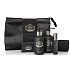 Castelbel Black Edition sprchový gel 100 ml + toaletní voda 10 ml + tělové mléko 100 ml + toaletní mýdlo 40 g + ručníček 30 x 32 cm + uzavíratelný obal, cestovní kosmetická sada pro muže