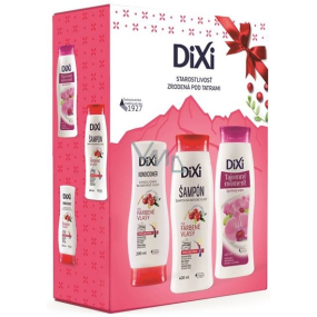 Dixi Tajemný moment sprchový gel 400 ml + šampon na barvené a melírované vlasy 400 ml + kondicionér na barvené a melírované vlasy 200 ml, kosmetická sada