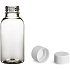 Lahvička průhledná, plastová, s uzávěrem, průměr 28 mm, 100 ml
