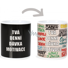 Albi Měnící hrnek Vánoční Tvá denní dávka motivace 310 ml