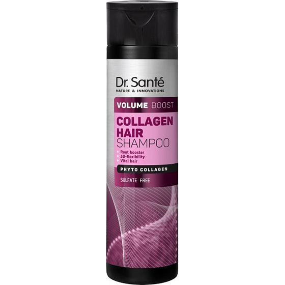 Dr. Santé Collagen Hair Volume Boost šampon pro poškozené, suché vlasy a vlasy bez objemu 250 ml