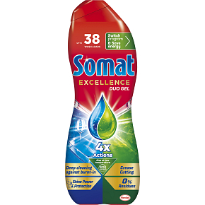 Somat Excellence Duo gel do myčky na mytí nádobí, 684 ml, 38 dávek